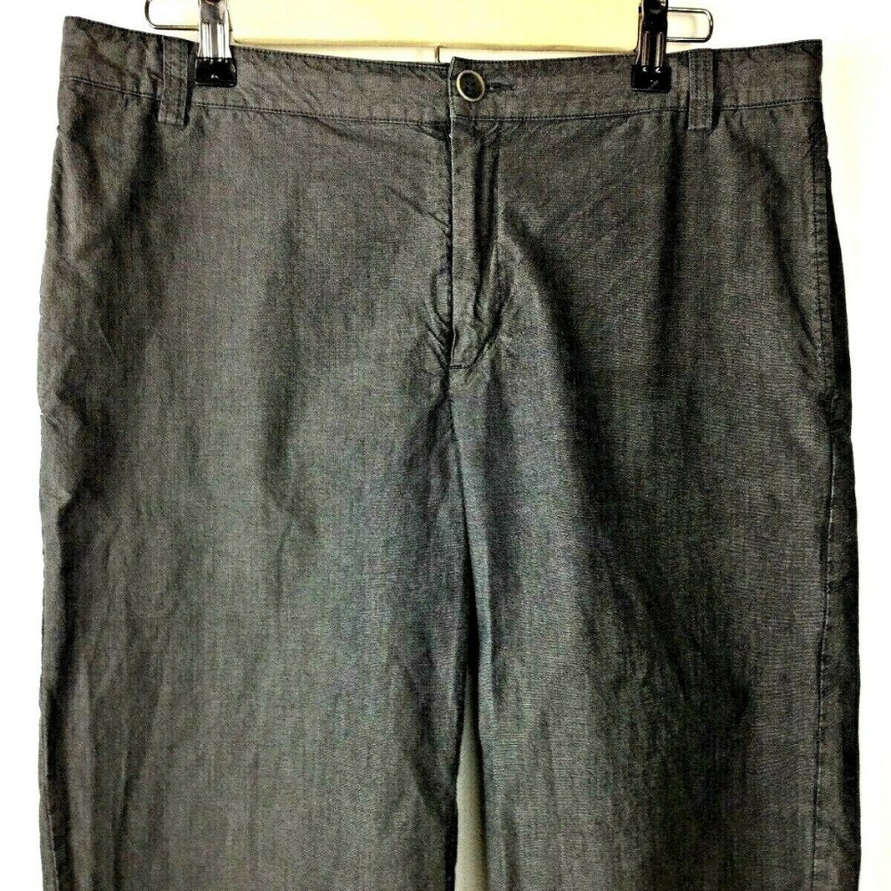 Ted Baker Men's Gray Flat Front Casual Shorts Size